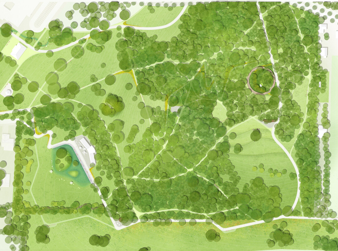 Lageplan des Landschaftparks