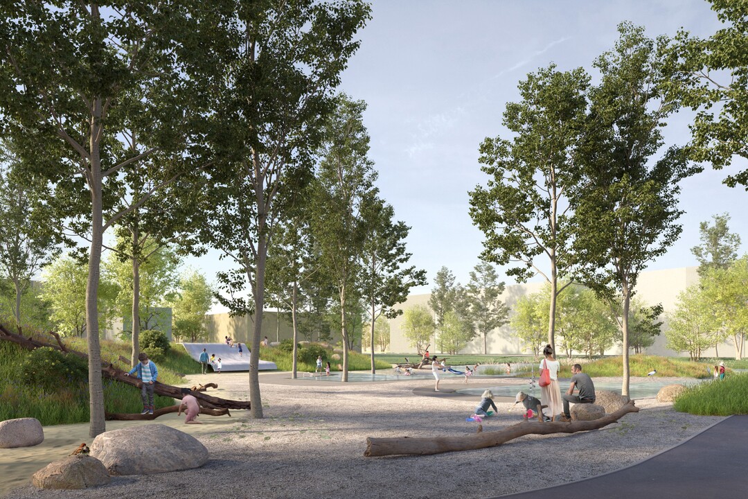 Grner Loop (ca. 160.000 m):
Als wichtigste und grte Parkstruktur soll der Grne Loop Markenzeichen und Herzstck Oberbillwerders werden. Im Park werden attraktive Spiel- und Sportflchen entstehen, um die Bewegung im Alltag der Bewohner:innen zu frdern. Gleichzeitig entsteht dort ein einzigartiges kosystem mit einem qualittvollen Lebensraum fr Tiere und Pflanzen. Der Grne Loop wird verbindendes Element zwischen Quartieren und angrenzenden Stadtteilen sein und alle ffentlichen Einrichtungen wie Kitas und Schulen sicher erreichbar mach sowie miteinander vernetzen.