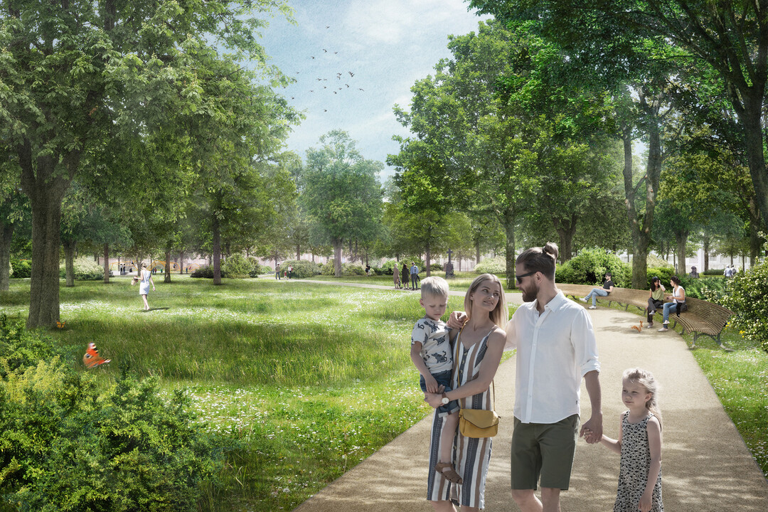 Der behutsame und respektvolle Umgang mit dem ehemaligen Friedhofsbereich und die Strkung
seiner schon bestehenden Potentiale wird von der Jury ausdrcklich begrt (..) Folgerichtig wird das Wegesystem im sdlichen Parkbereich erhalten und in den nrdlichen Bereich
weitergefhrt. So entsteht ein Rundweg, der den sdwestlichen Teil des Friedhofs mit der nrdlichen
Parkanlage verbindet. Dabei wird die Parallelfhrung zum Westring kritisch gesehen. Bei der
Wegeverbindung in Ost-West-Richtung gelingt es, sowohl die bestehende prgende Baumallee als
auch die Topographie des Gelndes zu bercksichtigen. Die Breite von nur 3 m fr den Hauptweg
wird allerdings kritisch gesehen. Die vorgeschlagenen Wegebelge aus Possehl-Asphalt und
wassergebundenen Flchen sind stimmig.(AUSZUG JURYPROTOKOLL)