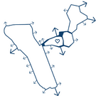 Verknüpfung und Kurpark: Ausgehend vom neuen Kurzentrum erstreckt sich das Freiraumnetz in alle Richtungen. Alle Wegeführen dabei zum urbanen Zentrum zwischen KKC und Frankentherme, zwischen Aktiv-Landschaftspark und Kurpark. Das blaue Herz bietet mit Solefontäne, Solearena, Kneippterrasse, Kurpromenade und einem Barfußpfad zahlreiche Attraktionen mit hoher Erholungsqualität. Das grüne Herz bildet mit einem Ring aus Gartennischen eine Erholungsoase als Ausgleich. Das Freiraumgerüst bindet die umliegende Stadt und die Landschaft an zahlreiche Verknüpfungspunkte an. Insbesondere an die Altstadt, nach Külsheim und die Wohngebiete im Westen.