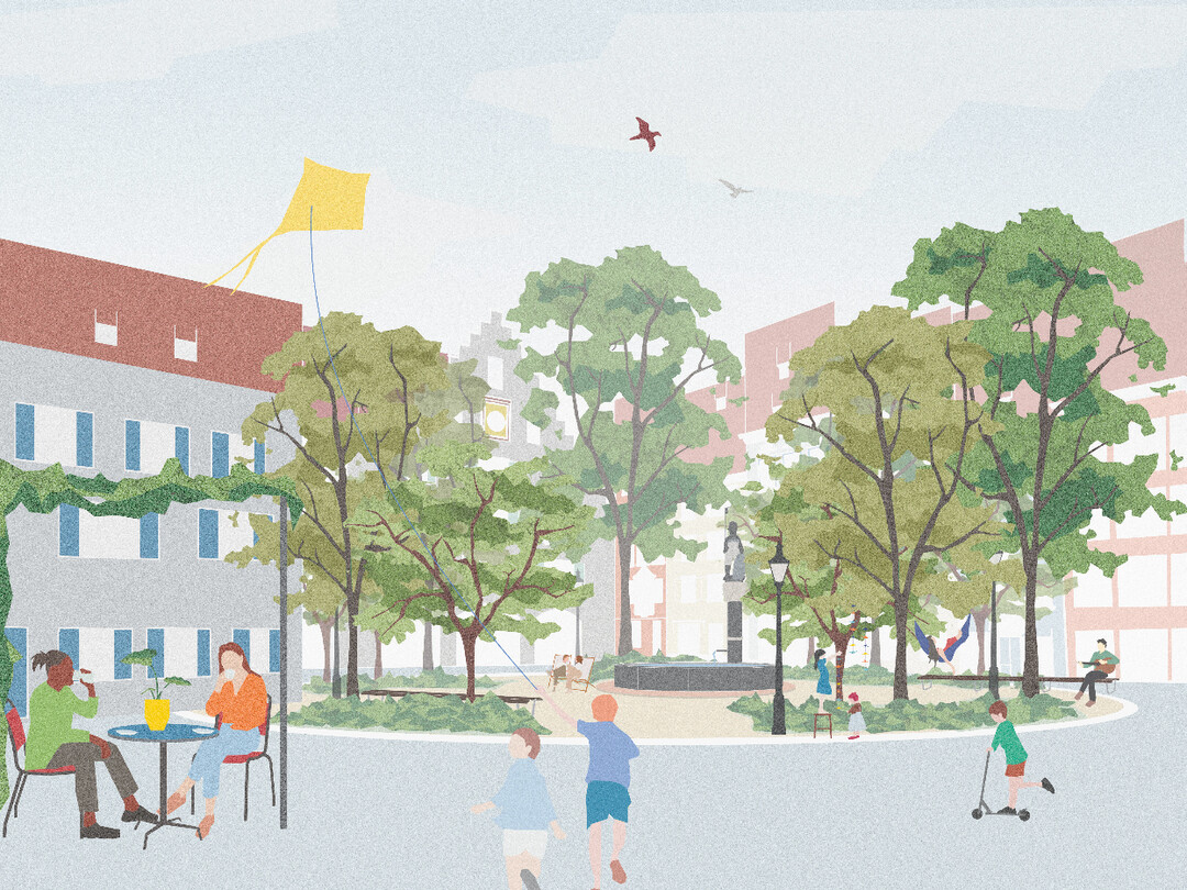 Das erklrte Ziel ist einen attraktiven Platz fr die ffentlichkeit, Bewohnende,
Arbeitende und Besuchende zu schaffen. Der Walther-Bringolf-Platz soll sich im
Sinne der Parkanlagen und Hofgrten, welche sich aus den verlassenen Klosteranlagen
entwickelt haben und heute den Groteil der Vegetation im Stadtkern bilden, etablieren. AUSZUG JURYBERICHT