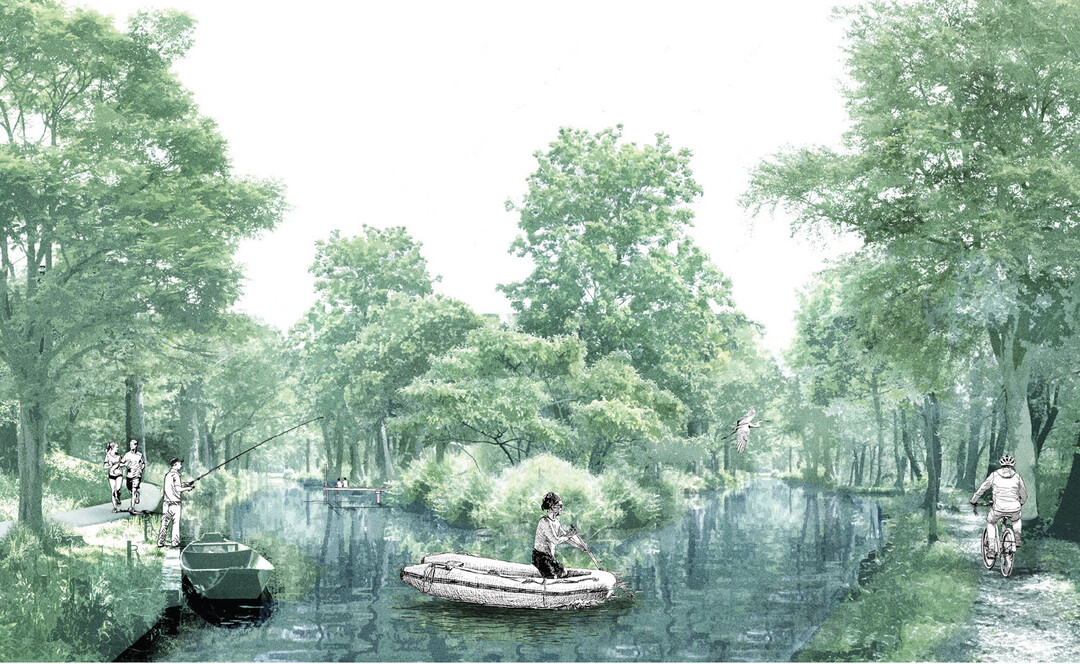 Big Y. Grn-blaue Idylle in den Neckarauen. 1. Preis beim Nachwuchswettbewerb Reclaim the River