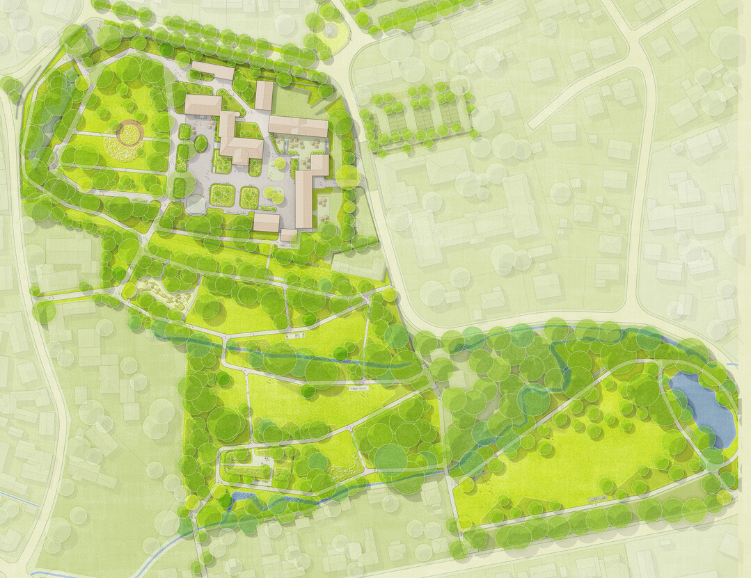 Lageplan zum Teilbereich Gedern der Landesgartenschau Oberhessen 2027
