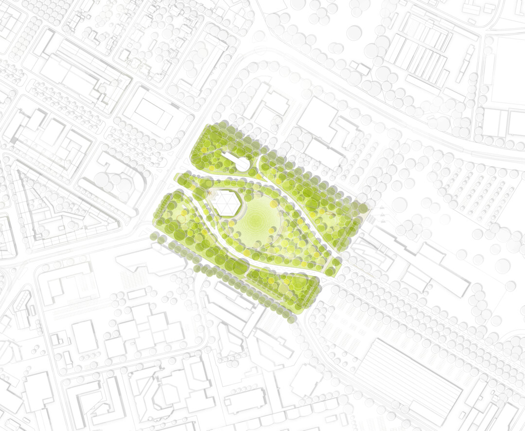 Mit der Umgestaltung geht ein Stck weit die Rckgewinnung
und Neuentdeckung als Stadtraum einher. Dabei von hoher Bedeutung  der Umgang mit der
Geschichte des Ortes, ebenso, wenn nicht wichtiger, die Zukunft des Ortes. Ein Platz in Mannheim
und Europa  ja. Vor allem aber ein lebendiger, grner Stadtraum, vernetzt mit seiner Umgebung.
Alltagstauglich, klimatauglich und an manchen Tagen  wenn es das Programm und das Wetter will. AUSZUG ERLUTERUNGSTEXT