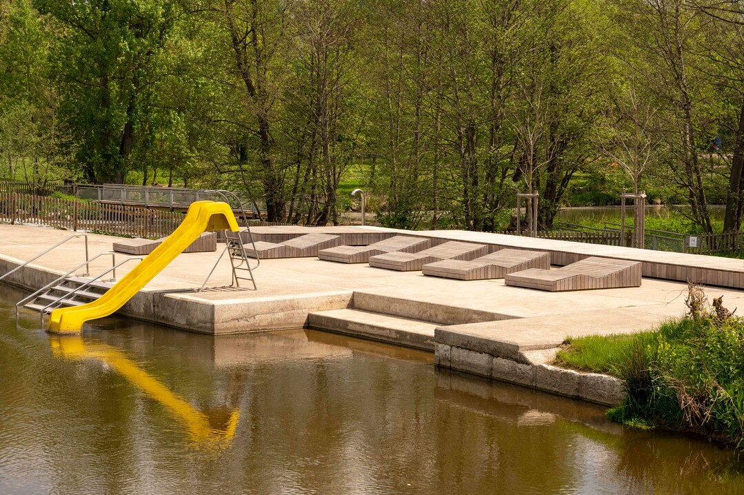 Das Wrnitz Flussfreibad in Oettingen