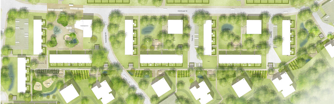 Lageplan zum Konzept von studio grngrau