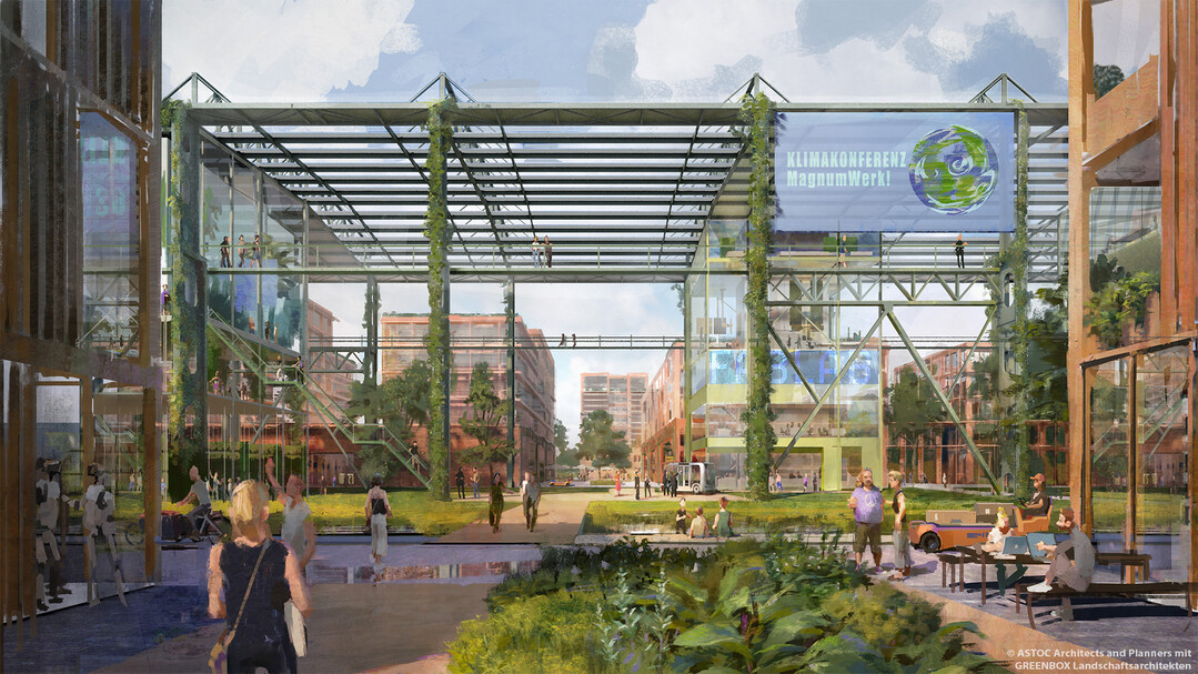 Mit der Transformation des 15,5 ha groen ehemaligen Stahlwerkgelndes nahe des Osnabrcker Hauptbahnhofs in ein intensiv gemischtes Stadtquartier fhrt die GMH Gruppe eine nachhaltige und zukunftssichere Stadtentwicklung an einer zentralen Stelle im Stadtgebiet fort, die durch die Planung des benachbarten Lok-Viertels begonnen wurde. (AUSZUG ERLUTERUNGSTEXT)