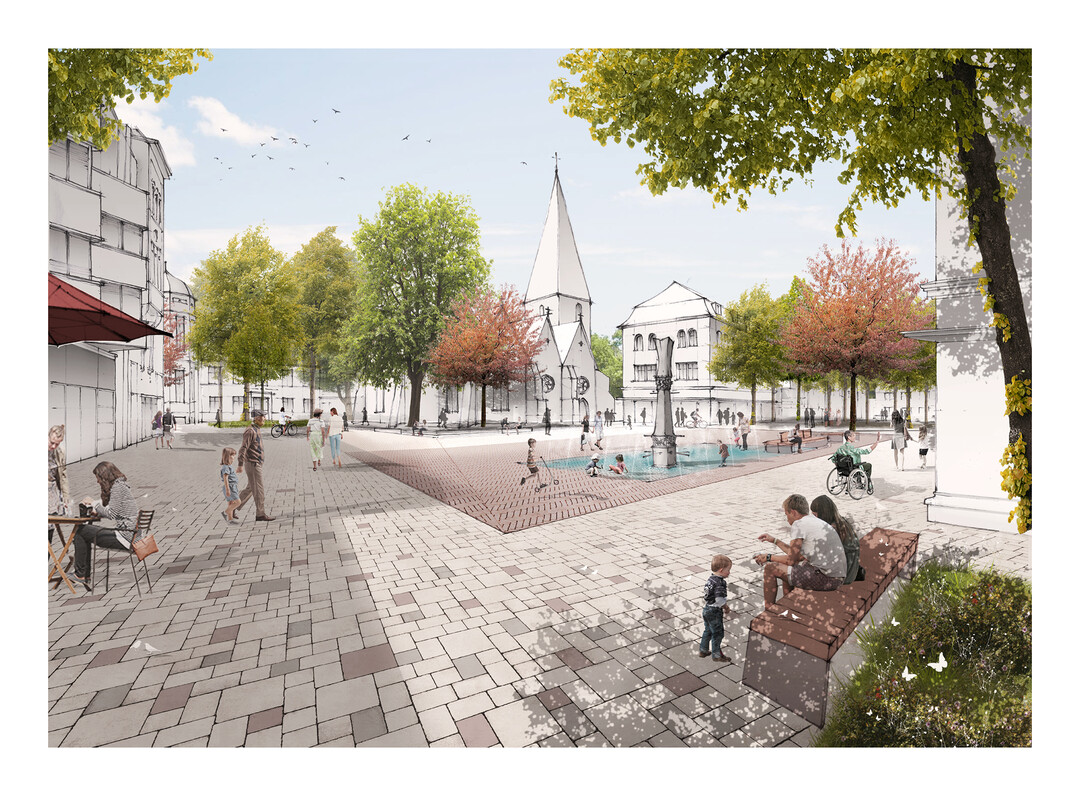 Das langfristige Ziel ist die Etablierung eines neuen Grnraumprofils der Stadt Lage, welches sowohl auf die, durch den Klimawandel bedingten, Extremwetterereignisse reagieren kann, gleichwohl der Schaffung eines lebendigen, innerstdtischen Freiraums mit hoher Aufenthaltsqualitt und Nutzungsflexibilitt. AUSZUG ERLUTERUNGSTEXT