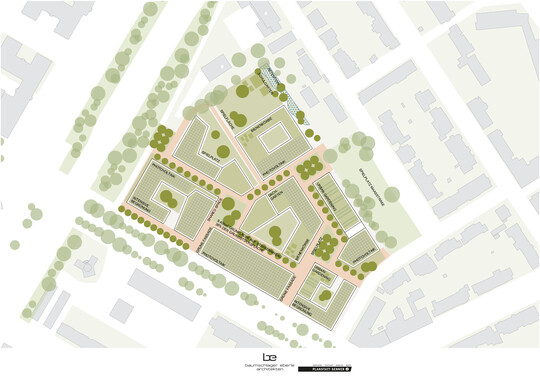 Urban, vielfltig und durchmischt - so soll das zuknftige Quartier an der Hansaallee in Dsseldorf nach der Vorstellung des Siegerentwurfs werden. Dazu entwickeln die Verfasser einespannungsvolle Sequenz von Stadtrumen mit Pltzen und Wegen, Aufweitungen und Verengungen und schaffen damit einen identittsstiftenden ffentlicher Raum.