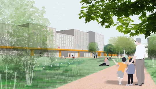 Gewinner Fachsparte St�dtebau, Projekt��Quartier 104�