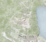 "Die Gebäudesetzungen sind in ihrer räumlichen Positionierung sehr stimmig und dienen so der späteren Funktion. Im Zusammenhang mit den umgebenden Freianlagen bieten sie optimale Nutzungsmöglichkeiten. Der entstehende Platzbereich zwischen Café und Umweltbildungszentrums (UBZ) ist ansprechenddimensioniert, bedarf jedoch in der Weiterentwicklung einer differenzierteren Ausformulierung. Auch die Erweiterungsmöglichkeiten des UBZ sind ausreichend dimensioniert. Die Lage des Cafés mit Ausrichtung der Terrasse zum See erscheint angemessen. Der dem See angelagerten Kalkofen erhält als Alleinstellungsmerkmal einen reizvollen Aussichtspunkt." Auszug Juryprotokoll 2. Phase